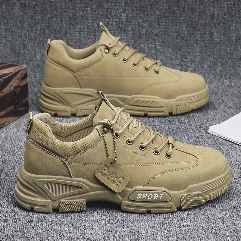 Dedicated Work Waterproof Non-slip Pure Black Labor Protection Tide Shoes - Image 6