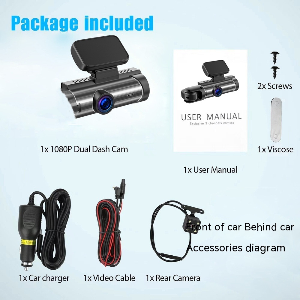 Dual-lens HD 316-inch Driving Recorder - Image 6