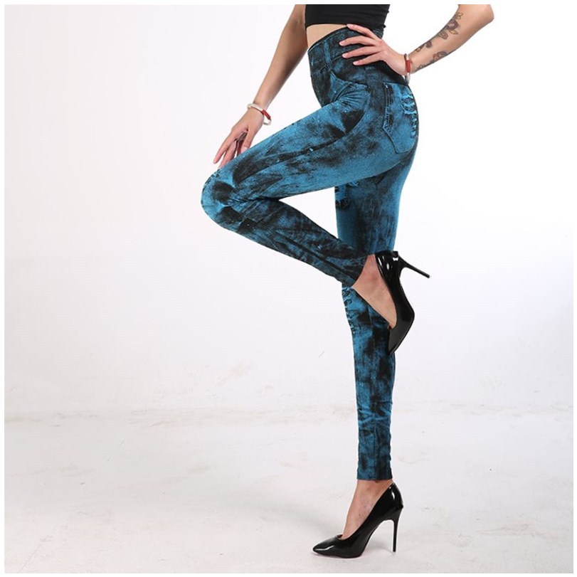 Women's Fake Fake Leggings Yoga Pants - Image 3