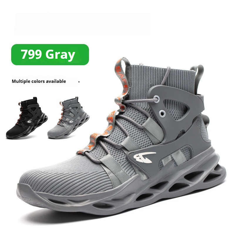 High-top Safety Boots Smash And Pierce Resistant Steel Tips – Bild 6