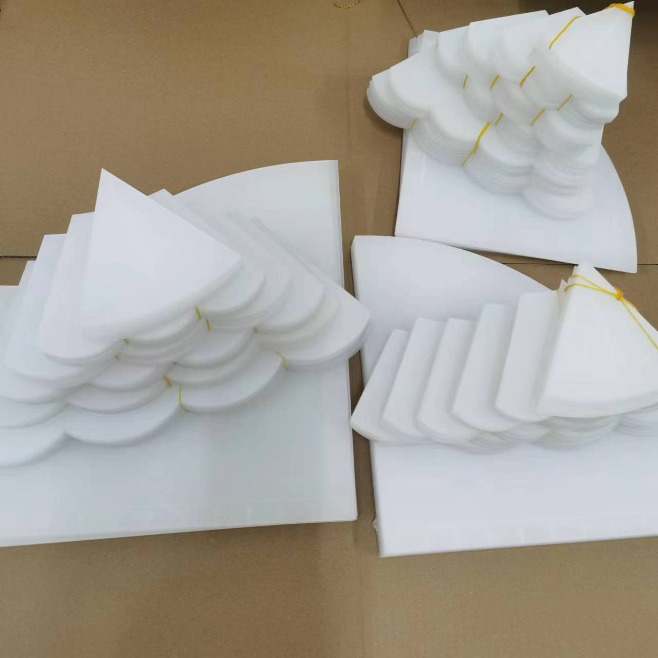 Handmade Christmas Tree Quilt Cover Ruler Christmas Pattern Quilting Template - Image 4