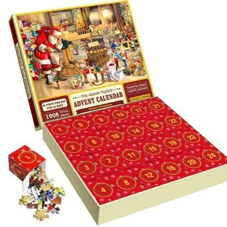 New 24 Boxes Christmas Advent Calendar Puzzle - Image 9