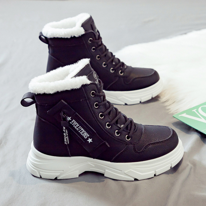 Plus Size Fleece-lined Warm Snow Boots Women - Image 8