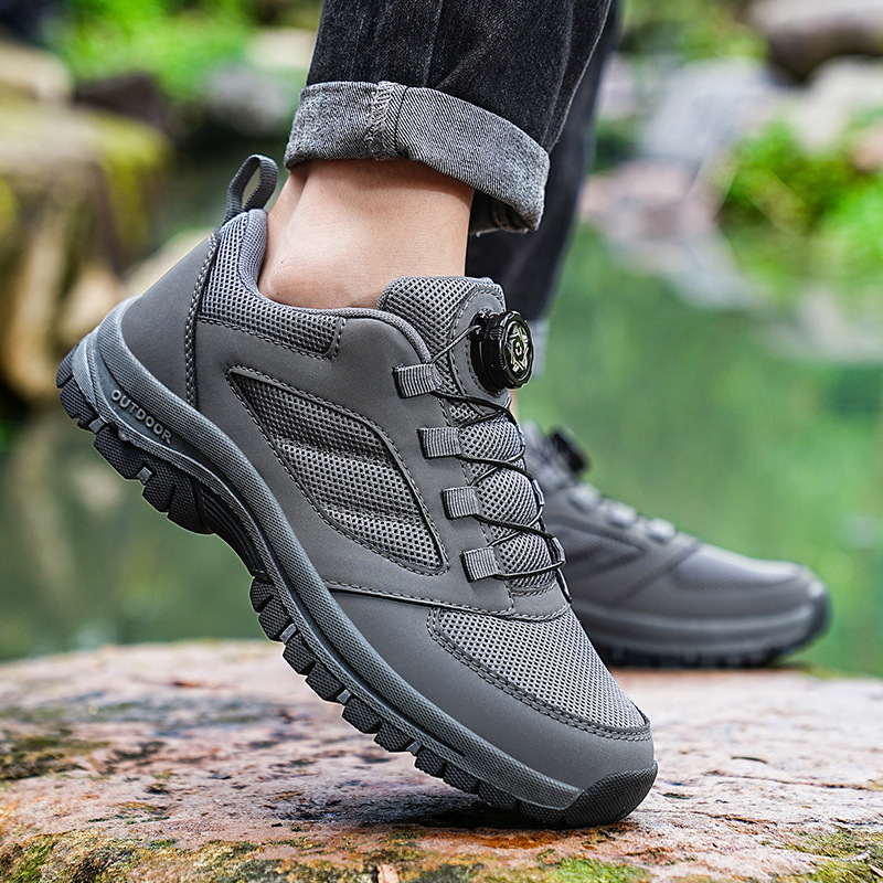 Extra Large Size Work Training Shoes Male Black Breathable – Bild 3