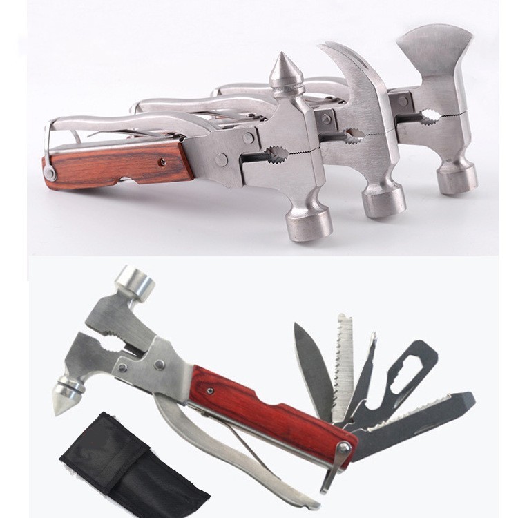 Multi-functional 16-in-1 Car Safety Hammer Broken Window Emergency Escape - Image 3