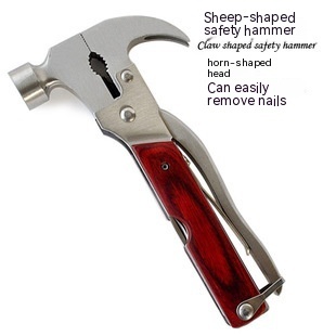 Multi-functional 16-in-1 Car Safety Hammer Broken Window Emergency Escape - Image 7