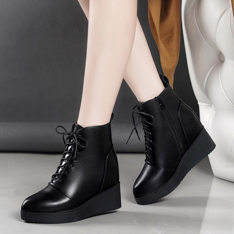 Martin Boots Lace-up Wedge Platform - Image 2