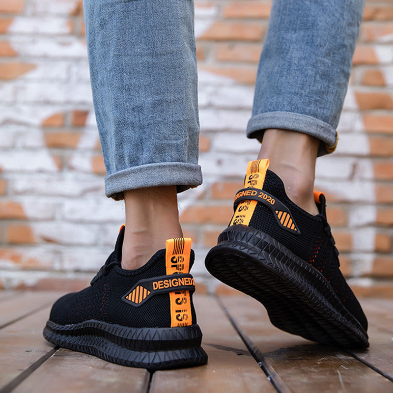 Work Safety Shoes Breathable Anti-Puncture Sneakers Men Air Cushion Indestructible Steel Toe Shoes — изображение 8