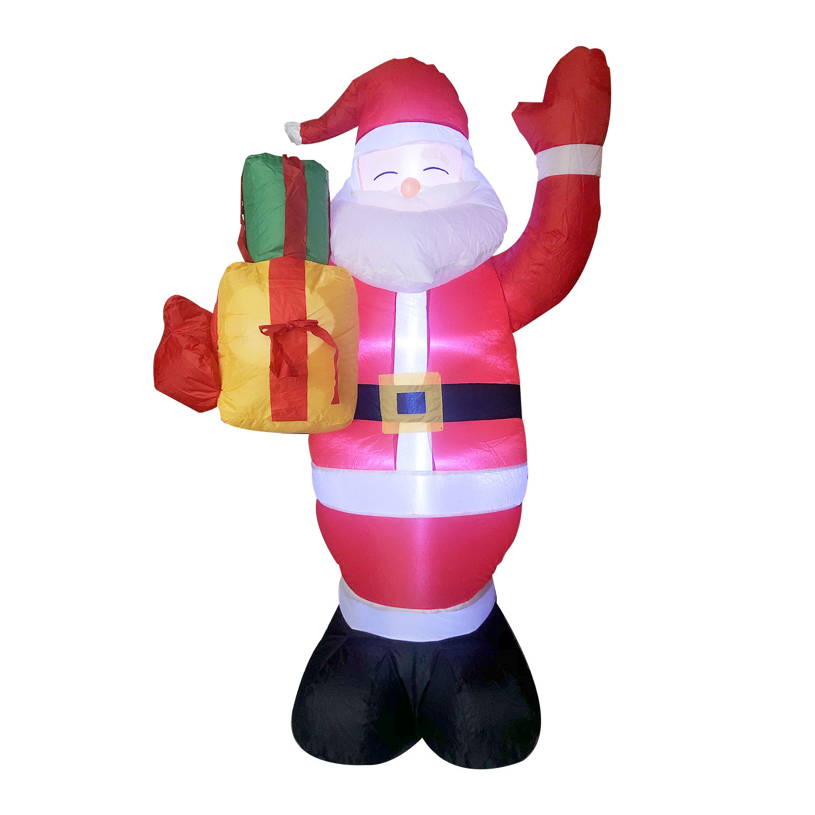 Christmas LED Lights Glowing Santa Tree Snowman Inflatable Doll Outdoor Yard Garden Decor - Image 9