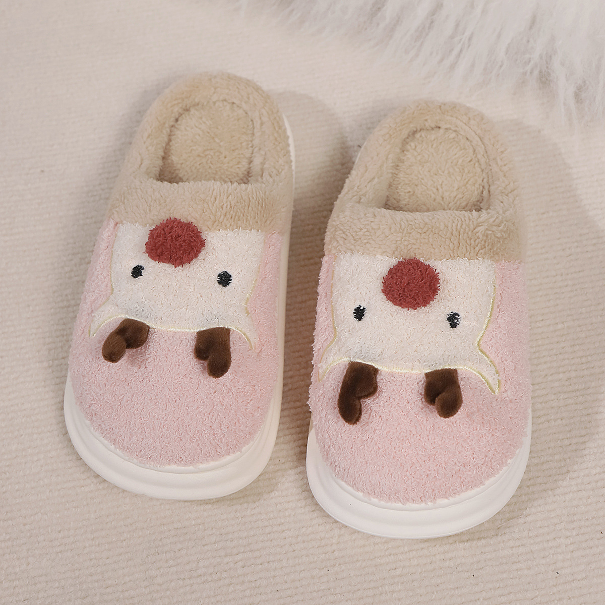 Cotton Slippers Cute Cartoon Indoor And Outdoor Warm Non-slip Comfort And Casual – Bild 5