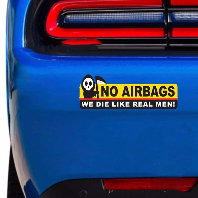 Be Careful Not To Use Safety Airbags And Skull Car Stickers — изображение 2