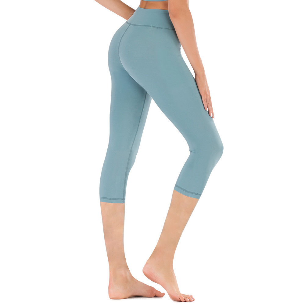 High Waist Slimming Yoga Cropped Pants - Image 5