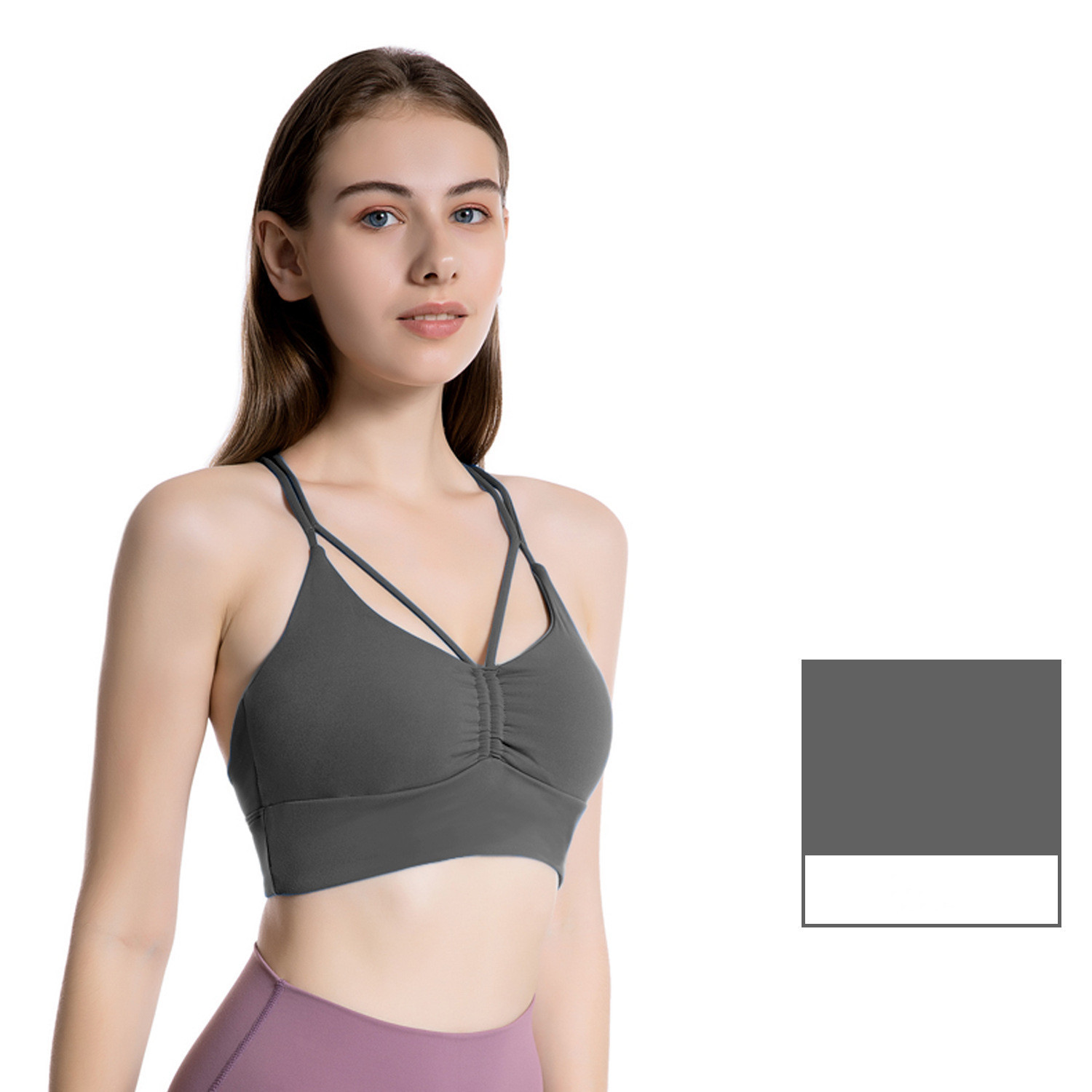 Stretch Slim Racer Vest Yoga Pants - Image 2