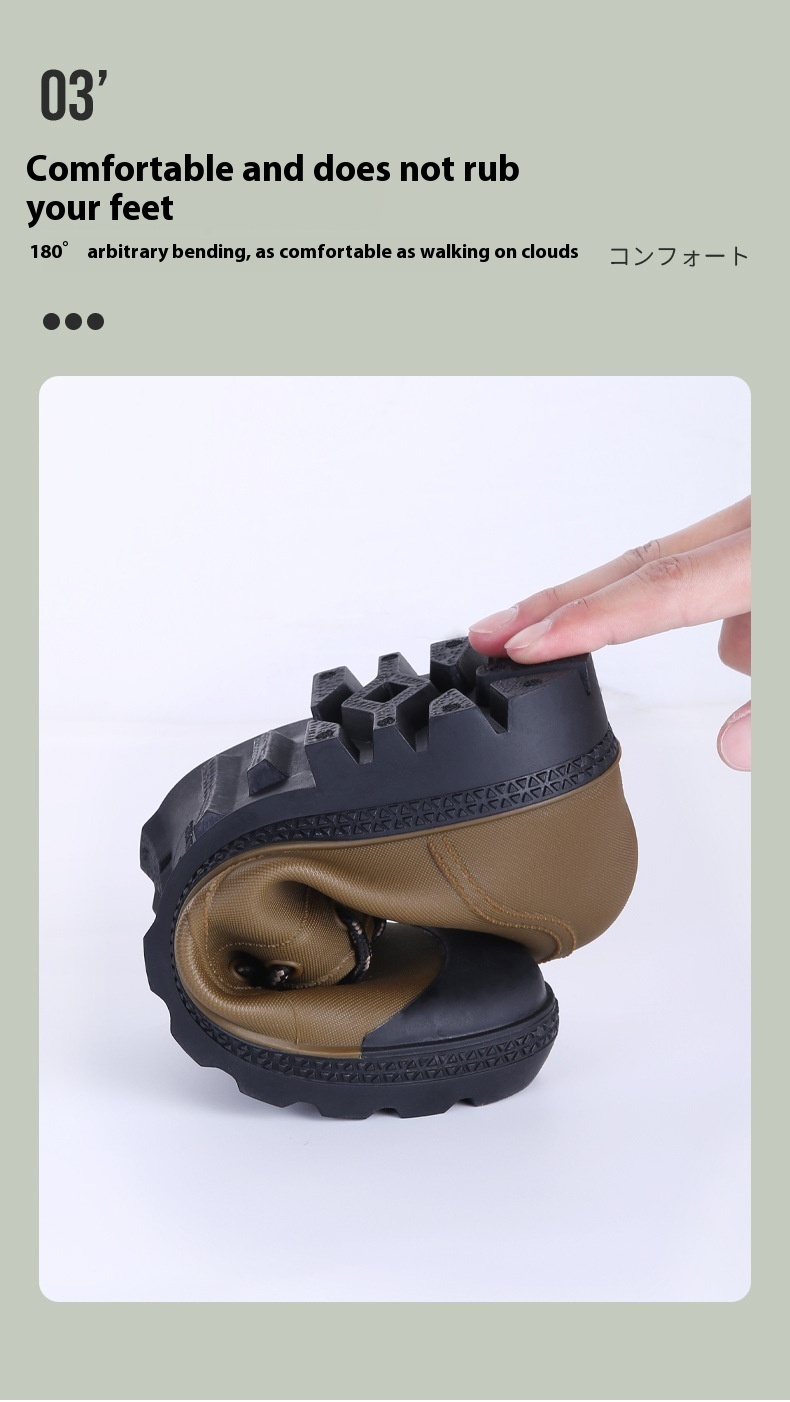 Rain Waterproof Rubber Short Boots - Image 8