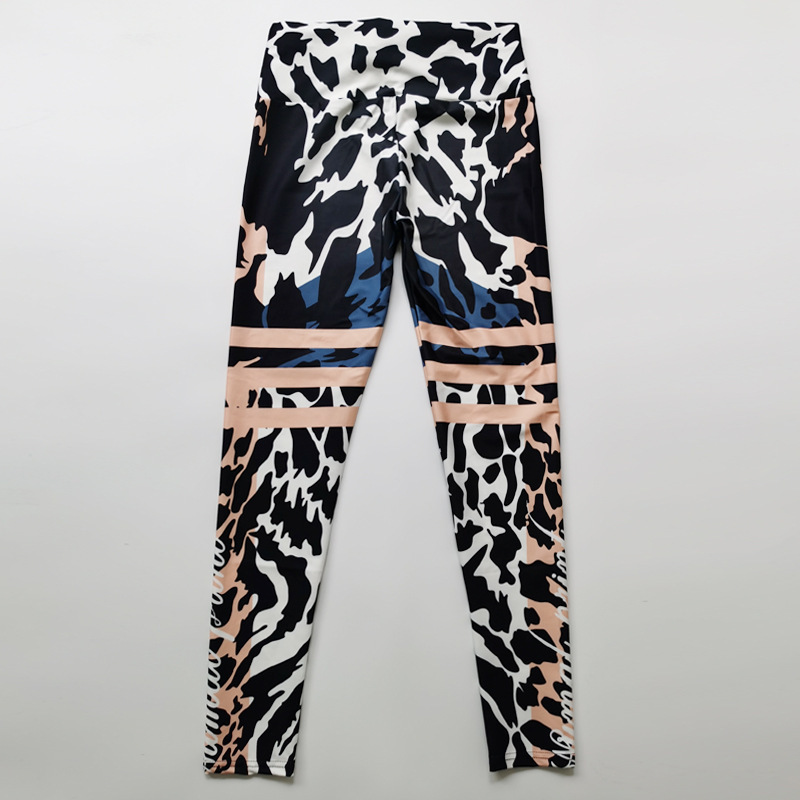 Sports Women Leopard Print Yoga Pants - Image 2