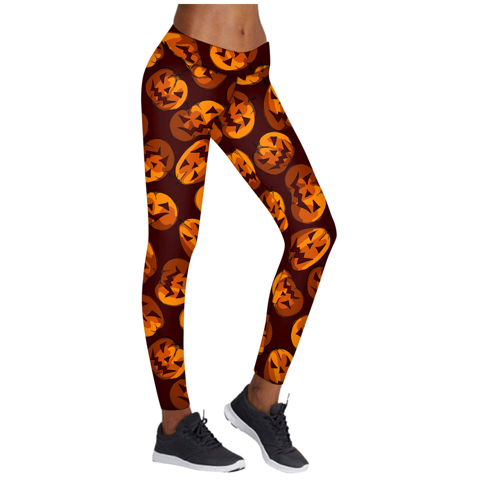 Printed Leggings Halloween Sports Yoga Pants High Stretch Pencil Pants — изображение 9