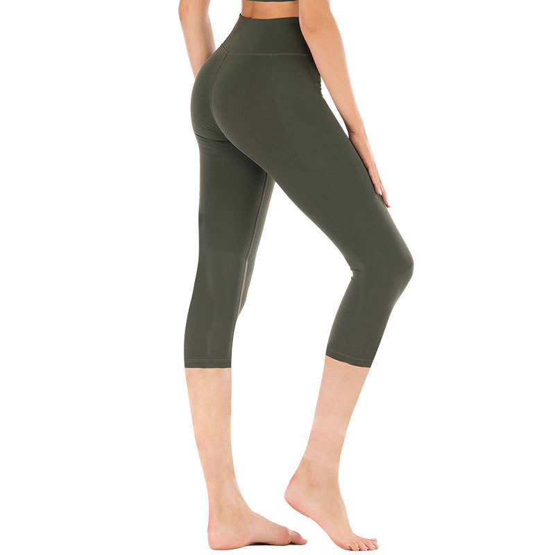 High Waist Slimming Yoga Cropped Pants - Image 4