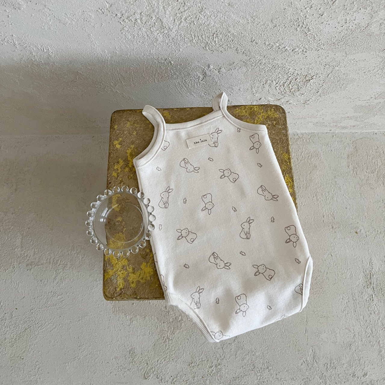 Boys And Girls Baby Printed Suspender Cotton Romper - Image 2