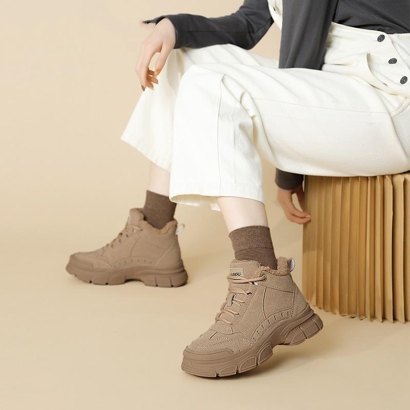 Warm Snow Boots Women's Non-slip Plus Velvet Thickened Martin Boots