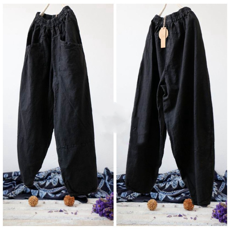 Practicing Yoga Pants Loose Large Size Carrot Pants — изображение 5