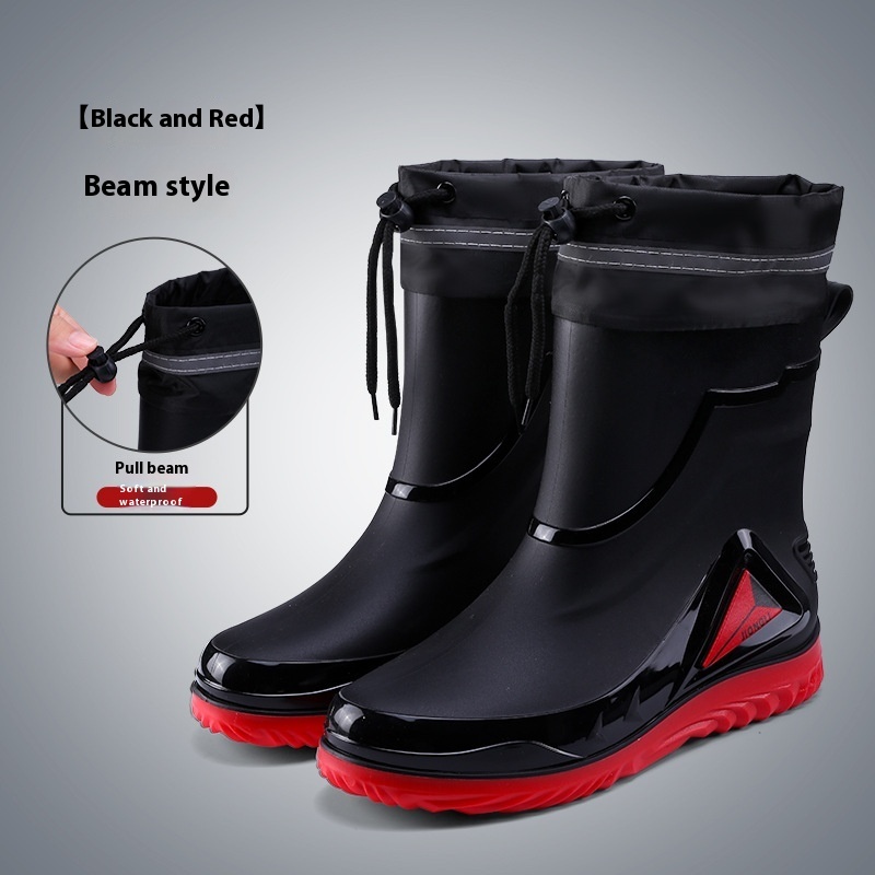 Closed Waterproof Shoes Outdoor Rubber Boots — изображение 6