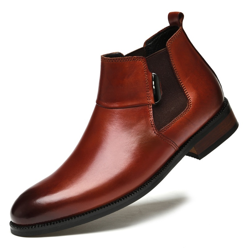 British Style Retro Chelsea Boots Men's Shoes — изображение 6