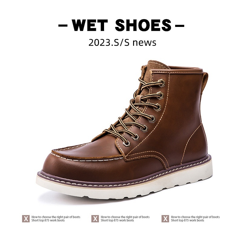 Vintage Martin Boots Fleece-lined Worker Boot Male - Image 6