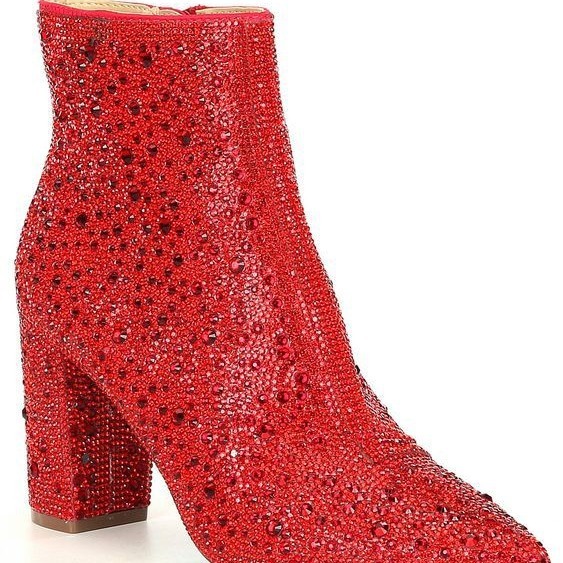 Rhinestone Pointed Toe Fashion Ankle Boots – Bild 3
