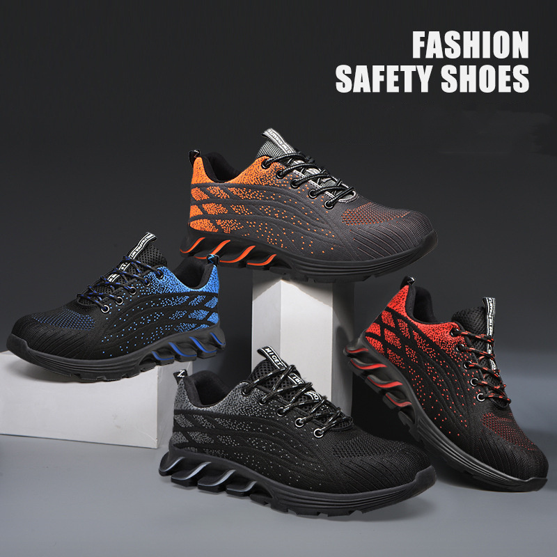 Men Sneakers Indestructible Steel Toe Work Shoes Comfortable Puncture Proof Shoes - Image 8