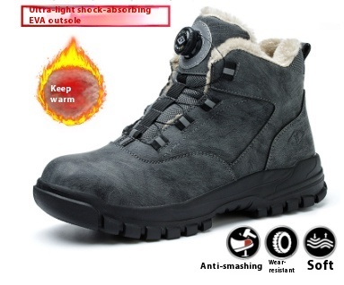 High Top Safety Shoes For Men All Seasons Anti-smash And Anti-puncture — изображение 6