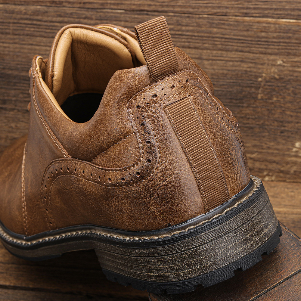 Men's Casual Comfortable And Minimalist Leather Shoes - Image 2