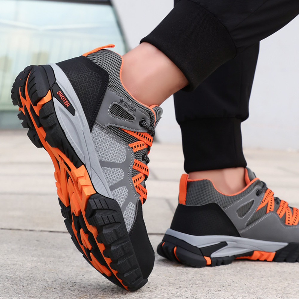 Men's Breathable Anti-smashing And Anti-puncture Safety Shoes