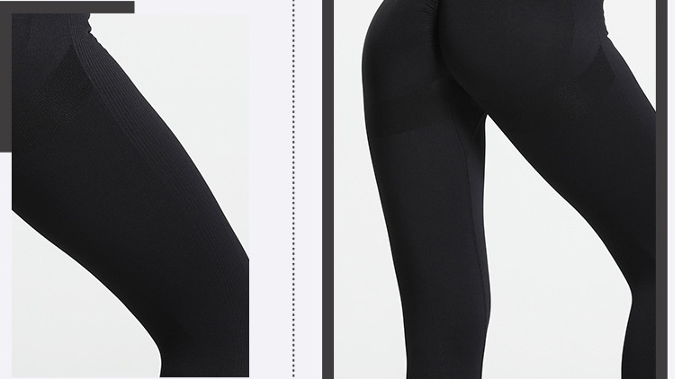 Seamless Knit Peach Butt Yoga Pants - Image 10