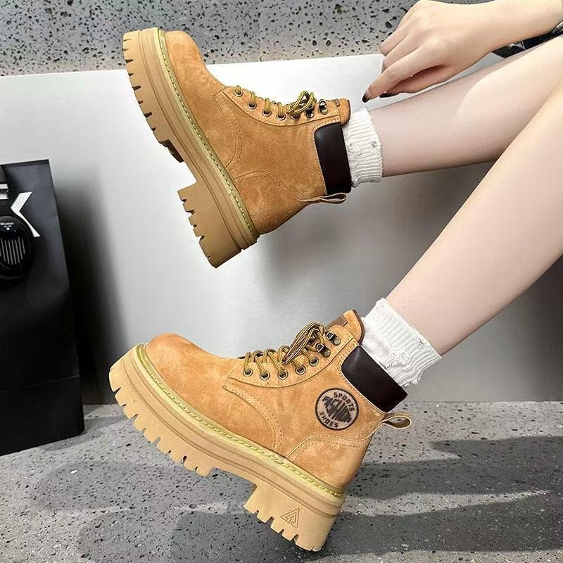 Height Increasing Retro Style Temperament Wild Fashion Small Martin Boots — изображение 5