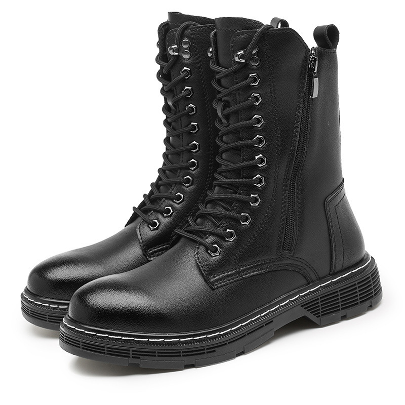 Autumn And Winter Plus Size Men's Long High-top Martin Boots — изображение 5