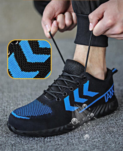 Anti-smashing And Anti Piercing Soft Soled Wear-resistant Protective Safety Shoes