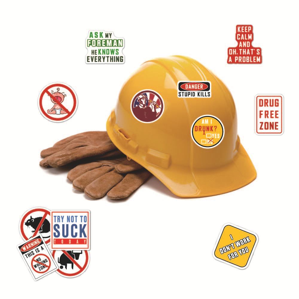 Warning 50 Personalized Waterproof Motorcycle Skateboard Luggage Helmet Stickers — изображение 4