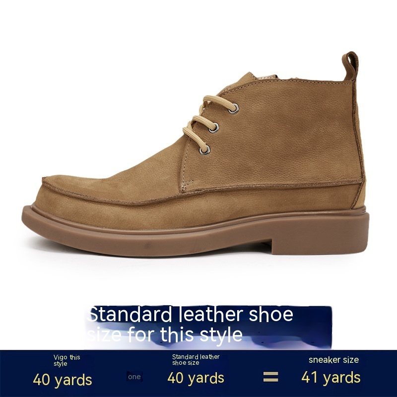 Outdoor Zipper Vintage Work Boots - Image 9