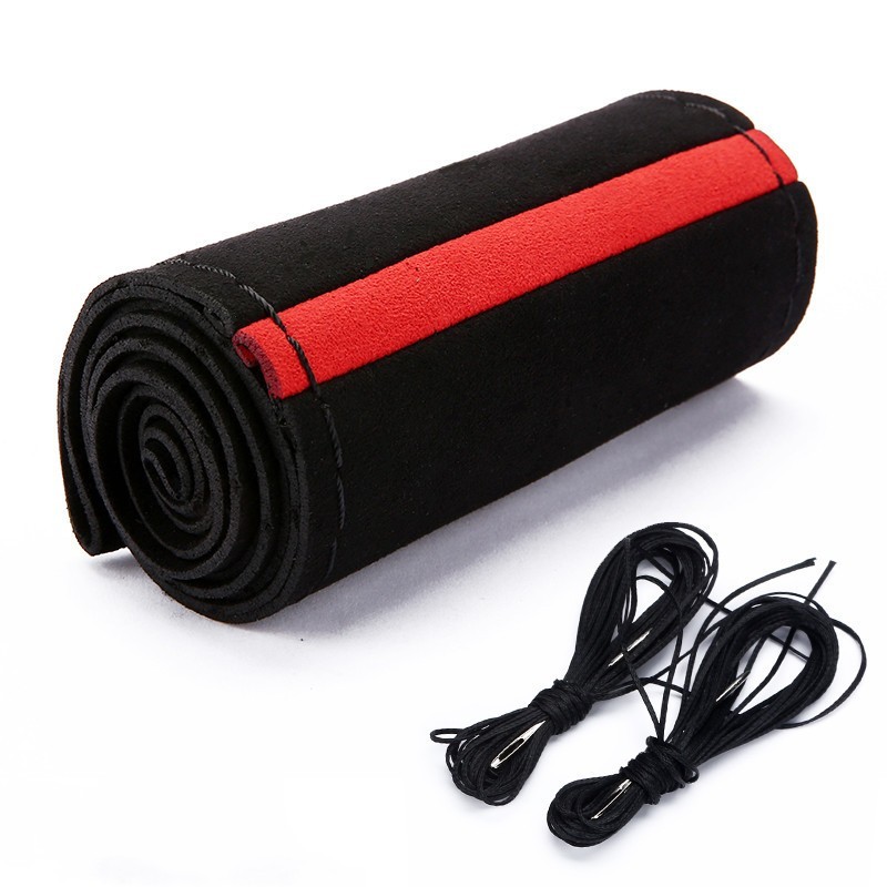 Automobile Wool Microfiber Steering Wheel Cover — изображение 7