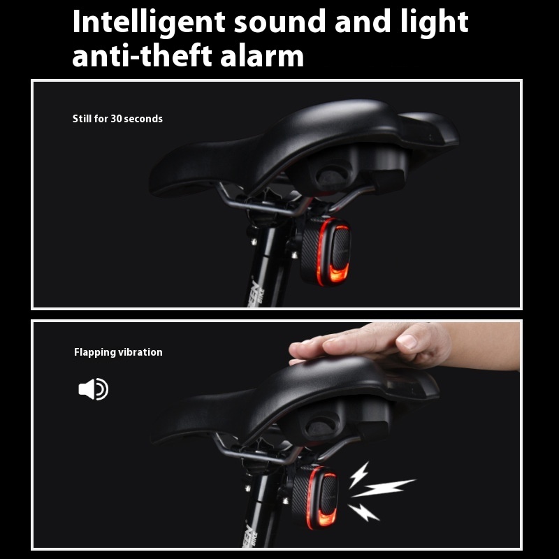Bicycle Taillights Turn Intelligent Sensing Brake Lights - Image 3