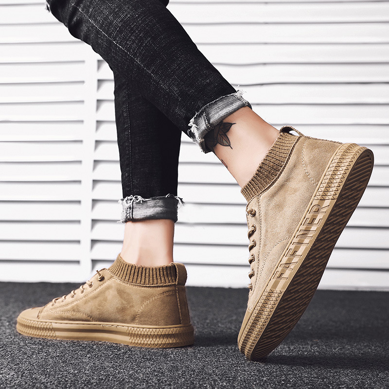 Lace-up breathable low heel shoes men's shoes - Image 4