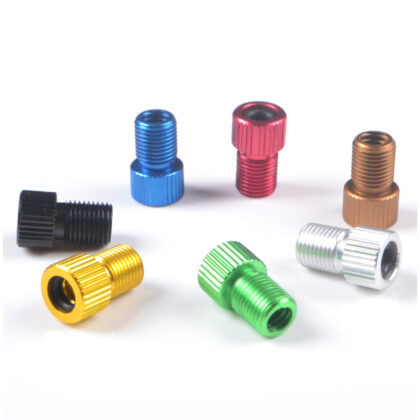 Color aluminum alloy cycling valve adapter