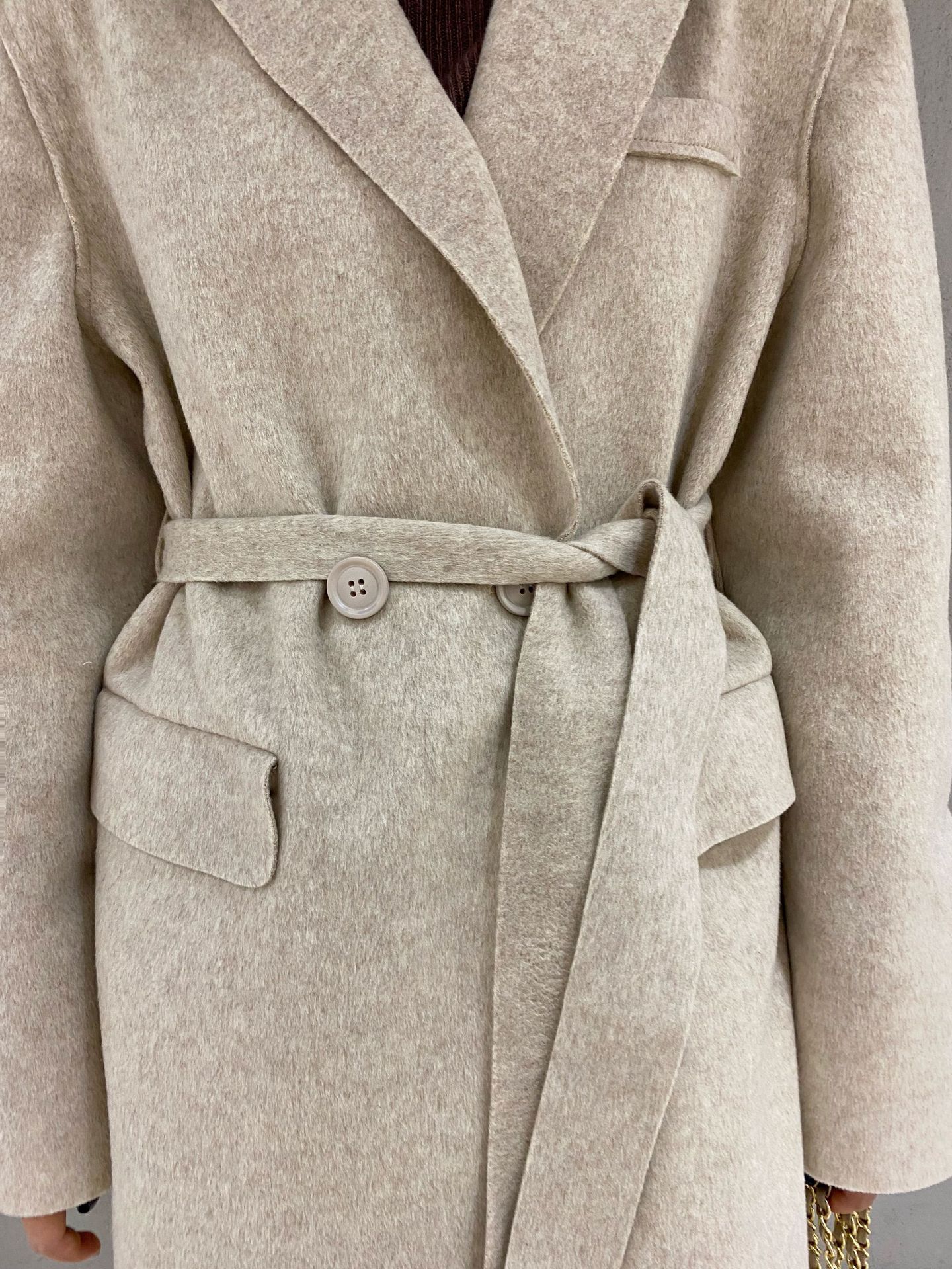 Temperament Windbreaker Women's Long Coat Autumn Coat - Image 4