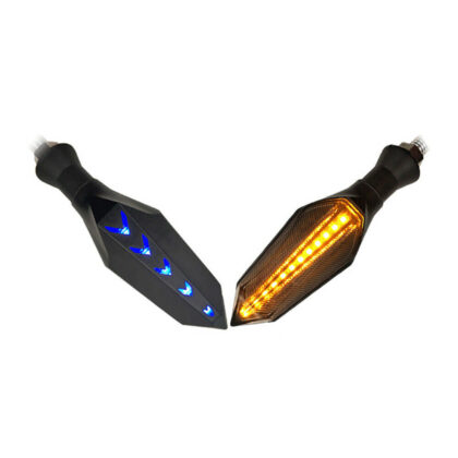 Motorcycle Two-Color LED Flowing Water Arrow Turn Signal