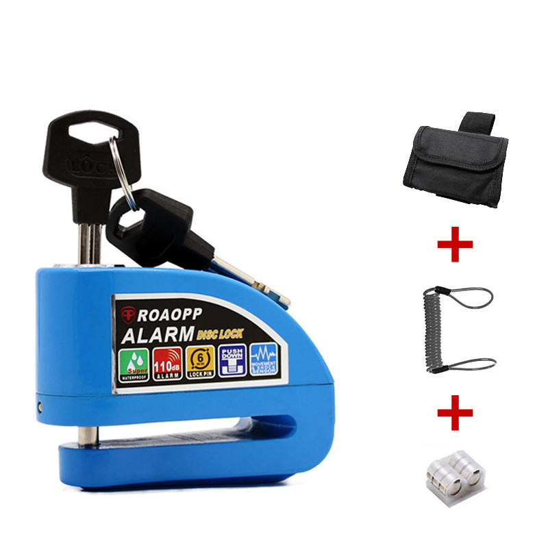 Aluminum Alloy Calf lock Alarm Disc Brake Lock Motorcycle Lock - Image 3