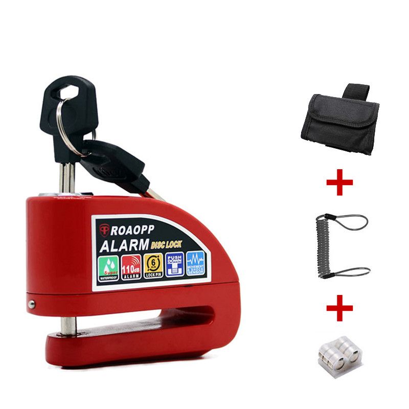 Aluminum Alloy Calf lock Alarm Disc Brake Lock Motorcycle Lock - Image 5