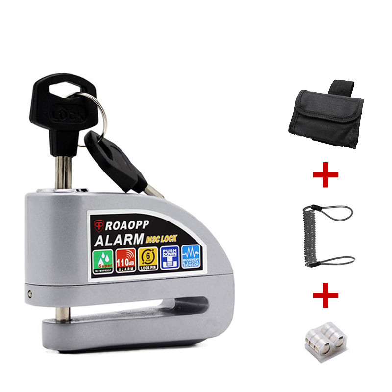 Aluminum Alloy Calf lock Alarm Disc Brake Lock Motorcycle Lock - Image 7