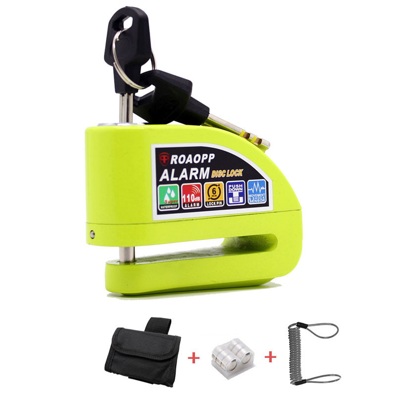 Aluminum Alloy Calf lock Alarm Disc Brake Lock Motorcycle Lock - Image 8