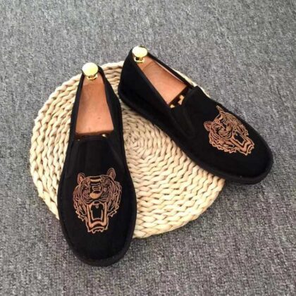 Men's Cloth Shoes Hand-Embroidered Canvas Shoes