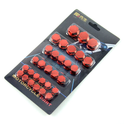 Motorcycle Modification Accessories Head Screw Cover Decoration Scooter Screw Hat